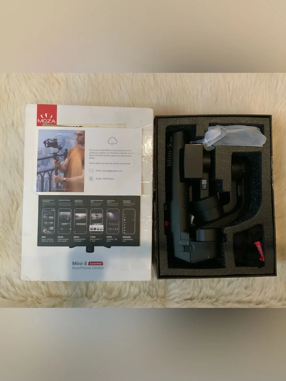 Moza Mini-S Smartphone Gimbal Stabilizer - Black